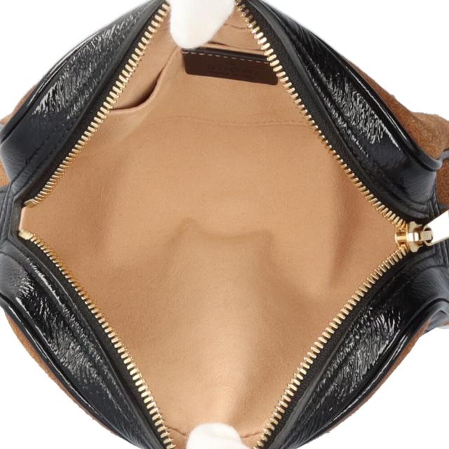 グッチ スモール ベルトバッグ オフィディア ウエストバッグ スウェード 517076 ブラウン レディース GUCCI 中古 R&Kリサイクルキング_5