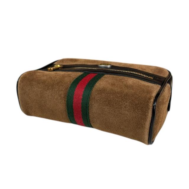 グッチ スモール ベルトバッグ オフィディア ウエストバッグ スウェード 517076 ブラウン レディース GUCCI 中古 R&Kリサイクルキング_4