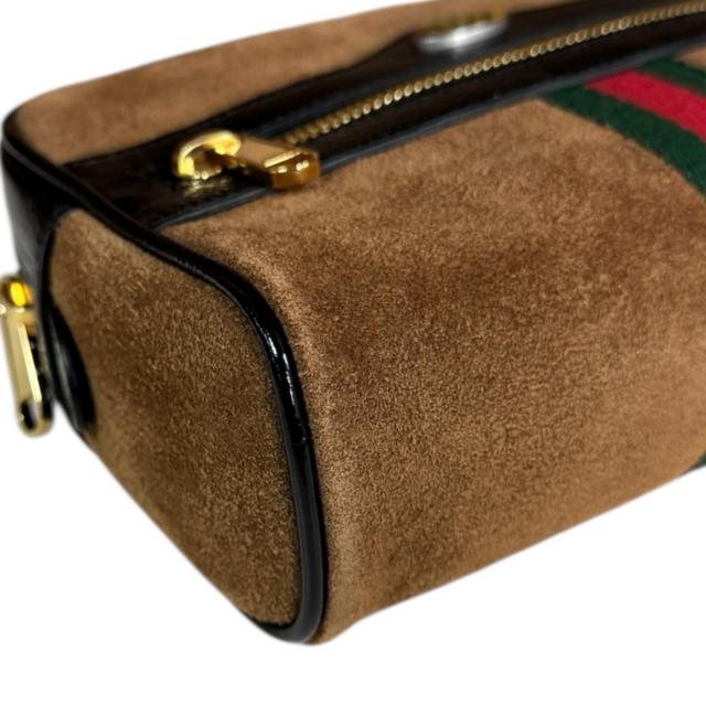 グッチ スモール ベルトバッグ オフィディア ウエストバッグ スウェード 517076 ブラウン レディース GUCCI 中古 R&Kリサイクルキング_7