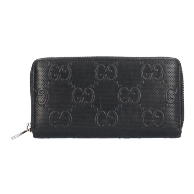 グッチ GGエンボス 長財布 レザー 625558 ユニセックス GUCCI 中古 R&Kリサイクルキング