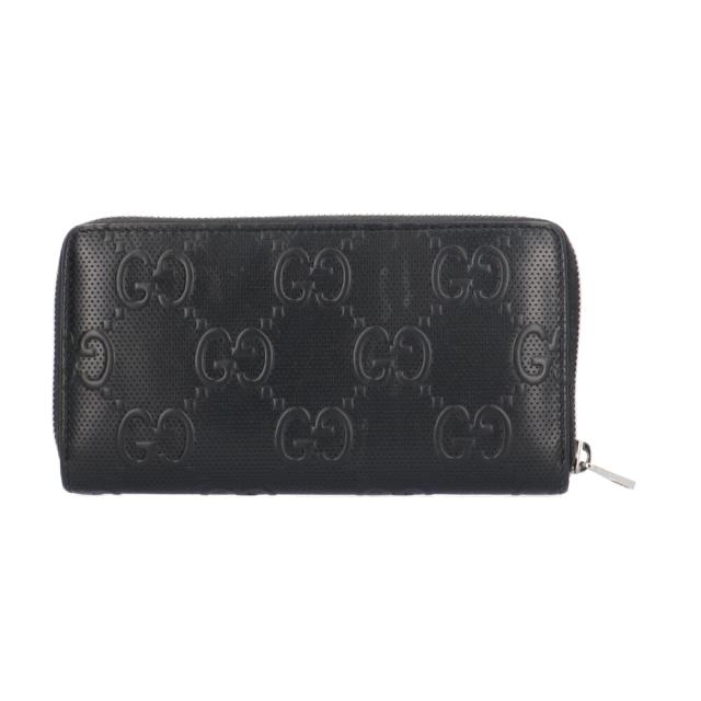 グッチ GGエンボス 長財布 レザー 625558 ユニセックス GUCCI 中古 R&Kリサイクルキング