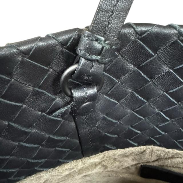 ボッテガヴェネタ イントレチャート ショルダーバッグ レザー ブラック レディース BOTTEGAVENETA 中古 R&Kリサイクルキング_8