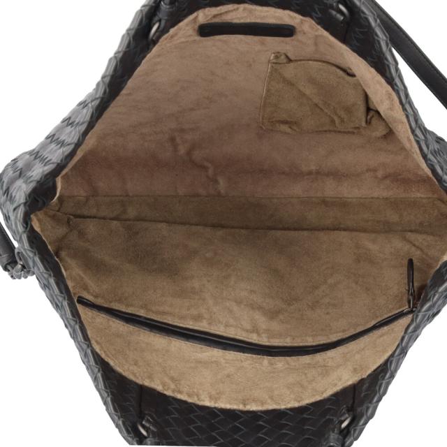 ボッテガヴェネタ イントレチャート ショルダーバッグ レザー ブラック レディース BOTTEGAVENETA 中古 R&Kリサイクルキング_5