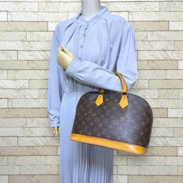 ルイヴィトン アルマ モノグラム ハンドバッグ モノグラムキャンバス M51130 ブラウン レディース LOUIS VUITTON 中古 R&Kリサイクルキング_1