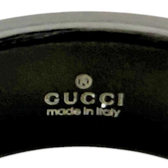 グッチ アイコン インターロッキング リング 指輪 17号 セラミック ユニセックス GUCCI 中古 R&Kリサイクルキング_5