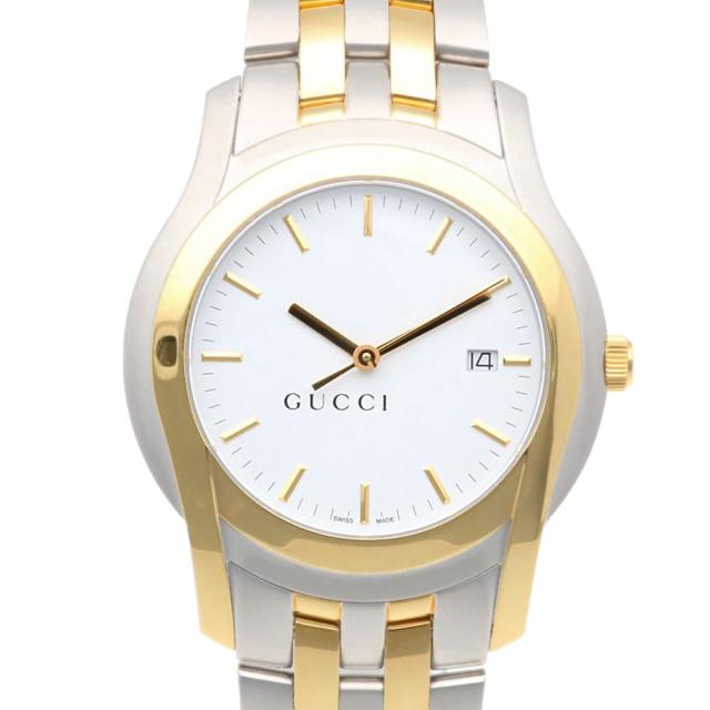 グッチ 腕時計 時計 ステンレススチール 5500XL クオーツ メンズ 1年保証 GUCCI 中古 R&Kリサイクルキング