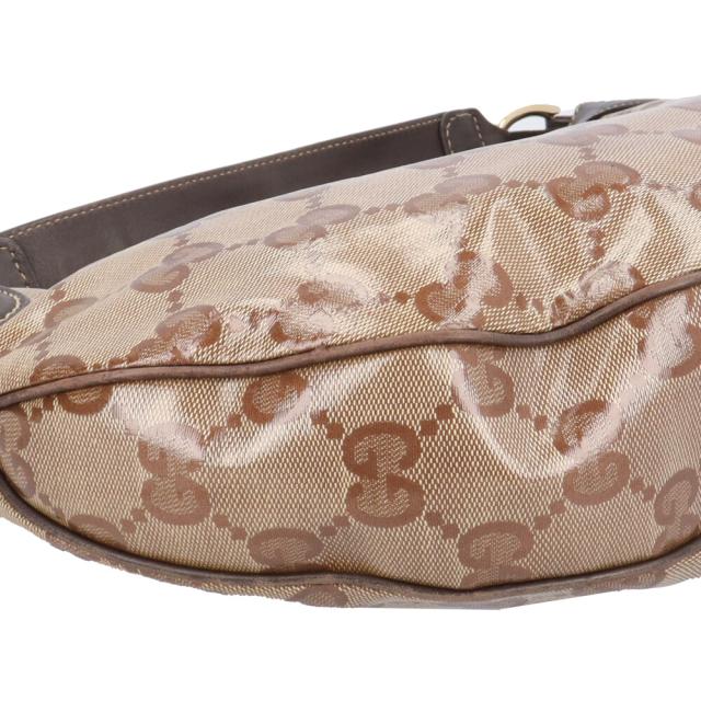 グッチ GGクリスタル ショルダーバッグ PVCコーティングキャンバス 257297 ベージュ レディース GUCCI 中古 R&Kリサイクルキング_6