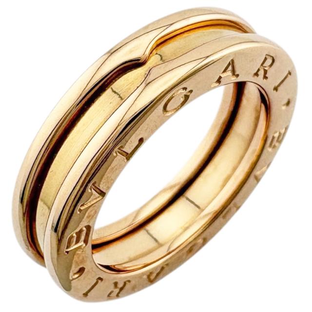 ブルガリ B-zero.1 ビーゼロワン 1バンド  リング 指輪 7.5号 18金 K18ピンクゴールド レディース BVLGARI  中古 R&amp;Kリサイクルキング