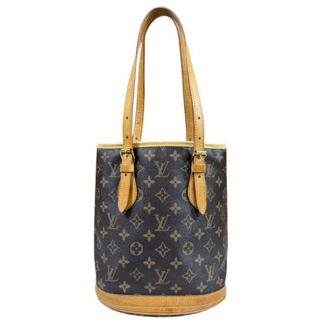 ルイヴィトン バケットPM モノグラム ショルダーバッグ モノグラムキャンバス M42238 ブラウン レディース LOUIS VUITTON 中古 R&Kリサイクルキング