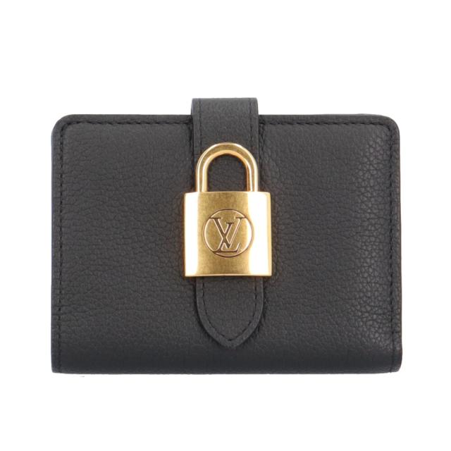 ルイヴィトン ポルトフォイユ・ロウキーコンパクト 二つ折り財布 カーフ M12408 レディース LOUIS VUITTON 中古 R&Kリサイクルキング