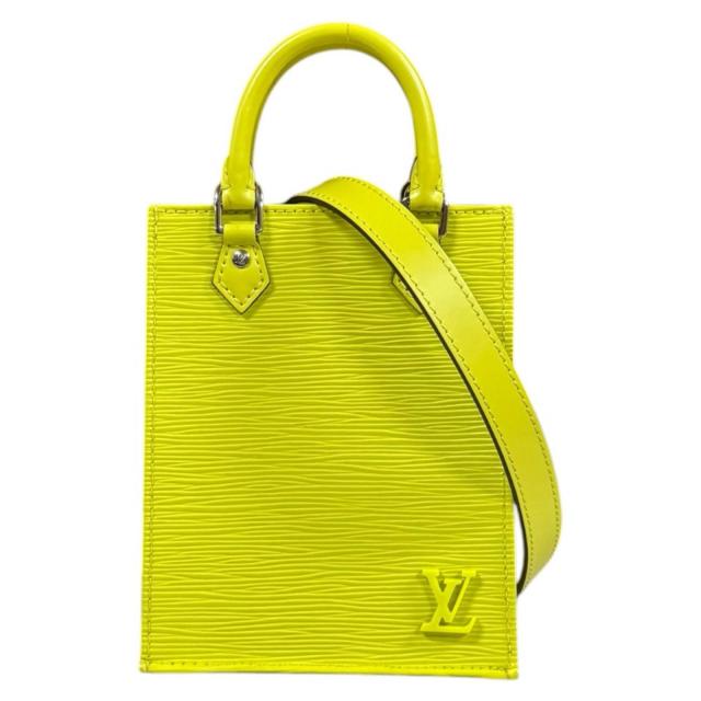 ルイヴィトン プティットサックプラ エピ ショルダーバッグ エピレザー M80169 イエロー レディース LOUIS VUITTON 中古 R&Kリサイクルキング