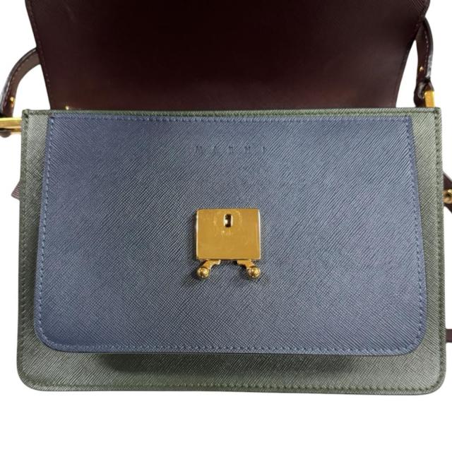 マルニ トランクバッグ ショルダーバッグ カーフ SBMPN09U09 ブラウン レディース MARNI 中古 R&Kリサイクルキング_14