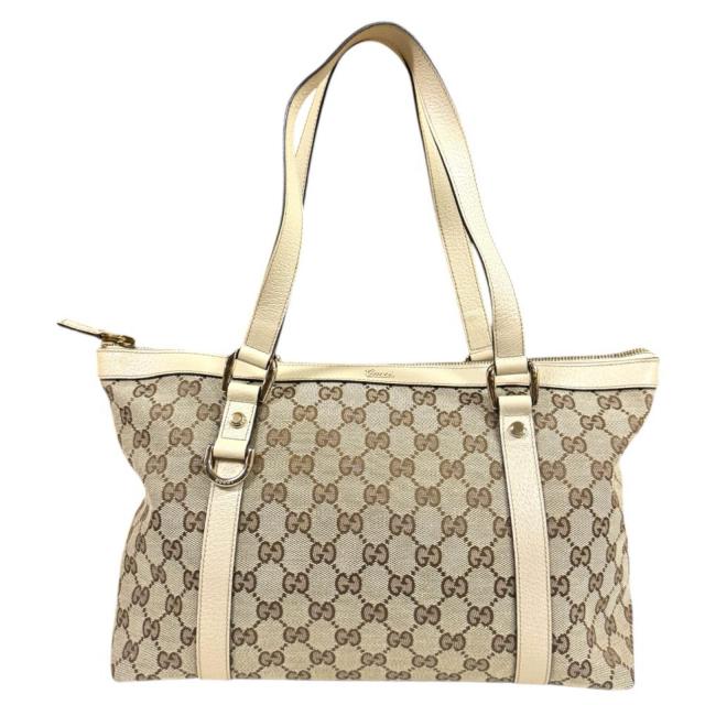 グッチ アビー トートバッグ GGキャンバス 141470 ベージュ レディース GUCCI  中古 R&amp;Kリサイクルキング