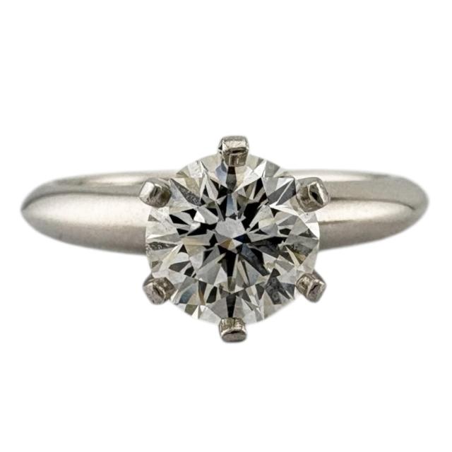ティファニー ソリティア リング 指輪 8.0号 Pt950プラチナ ダイヤモンド レディース TIFFANY&amp;Co.  中古 R&amp;Kリサイクルキング_2