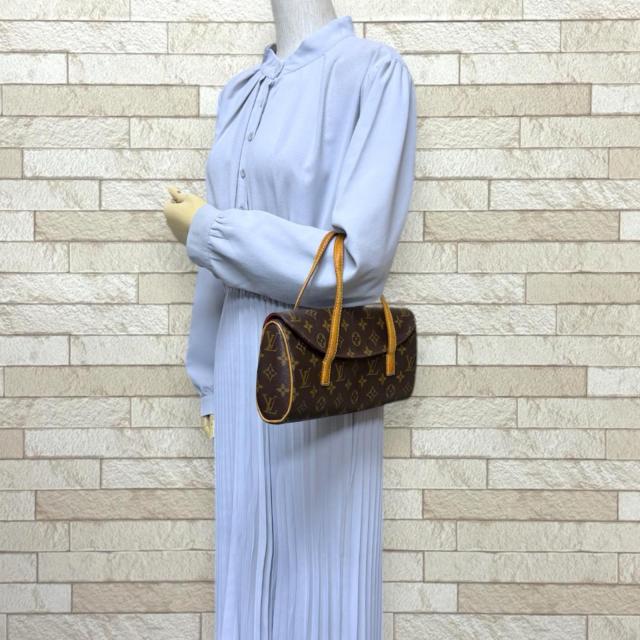 ルイヴィトン ソナチネ モノグラム ハンドバッグ モノグラムキャンバス M51902 ブラウン レディース LOUIS VUITTON 中古 R&Kリサイクルキング_1