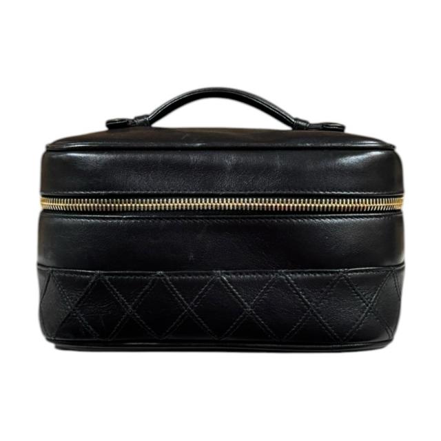 シャネル ピコローレ バニティバッグ ハンドバッグ レザー A01618 ブラック レディース CHANEL 中古 R&Kリサイクルキング