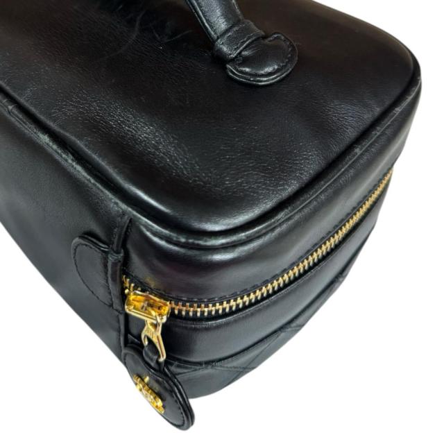 シャネル ピコローレ バニティバッグ ハンドバッグ レザー A01618 ブラック レディース CHANEL 中古 R&Kリサイクルキング_10