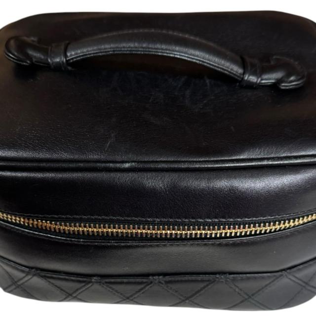 シャネル ピコローレ バニティバッグ ハンドバッグ レザー A01618 ブラック レディース CHANEL 中古 R&Kリサイクルキング_11