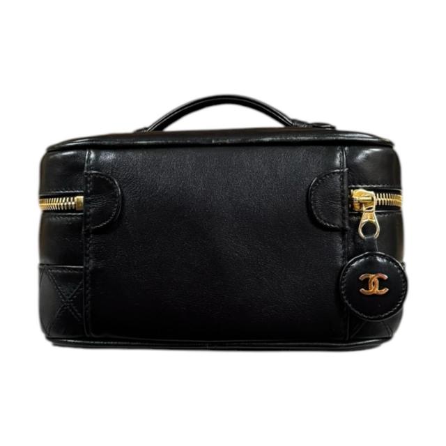 シャネル ピコローレ バニティバッグ ハンドバッグ レザー A01618 ブラック レディース CHANEL 中古 R&Kリサイクルキング_2