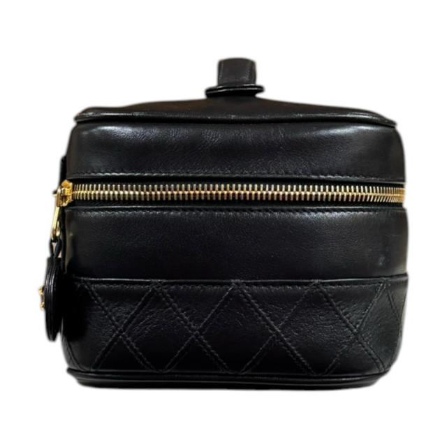 シャネル ピコローレ バニティバッグ ハンドバッグ レザー A01618 ブラック レディース CHANEL 中古 R&Kリサイクルキング_3