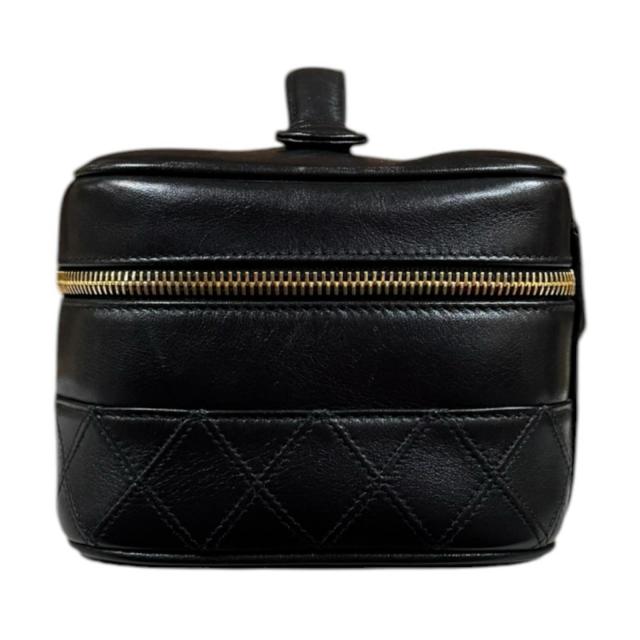 シャネル ピコローレ バニティバッグ ハンドバッグ レザー A01618 ブラック レディース CHANEL 中古 R&Kリサイクルキング_4