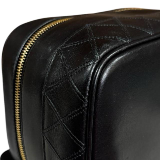 シャネル ピコローレ バニティバッグ ハンドバッグ レザー A01618 ブラック レディース CHANEL 中古 R&Kリサイクルキング_9