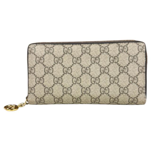 グッチ インターロッキングG 長財布 GGスプリームキャンバス 307982 レディース GUCCI  中古 R&amp;Kリサイクルキング