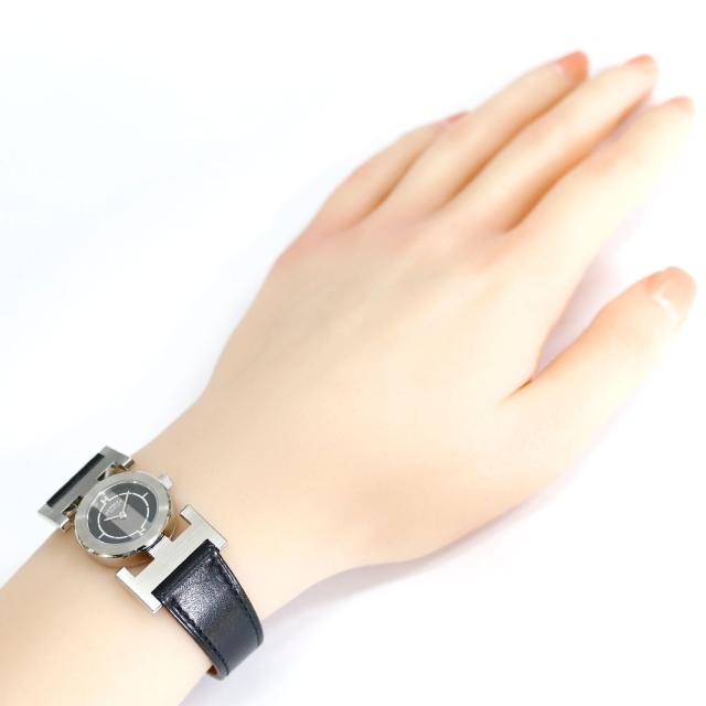 エルメス パプリカ 腕時計 時計 ステンレススチール PA1.210 クオーツ レディース 1年保証 HERMES 中古 R&Kリサイクルキング