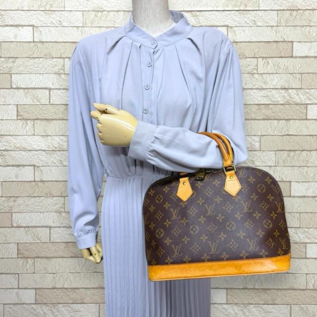 ルイヴィトン アルマ モノグラム ハンドバッグ モノグラムキャンバス M51130 ブラウン レディース LOUIS VUITTON  中古 R&amp;Kリサイクルキング_1