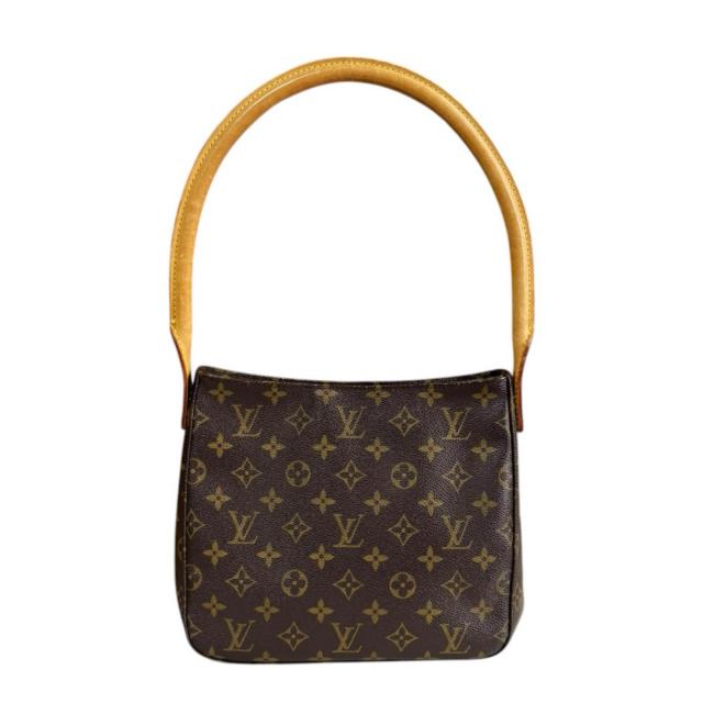 ルイヴィトン ルーピングMM モノグラム ショルダーバッグ モノグラムキャンバス M51146 ブラウン レディース LOUIS VUITTON 中古 R&Kリサイクルキング