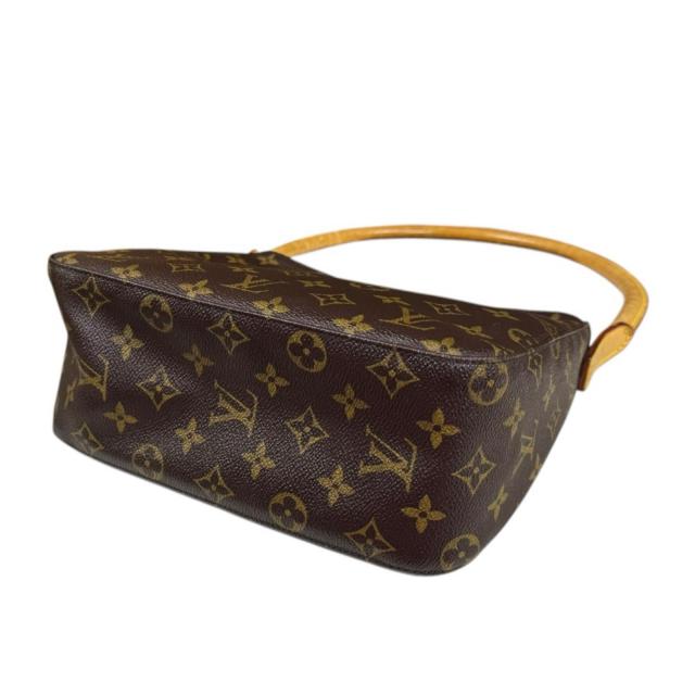 ルイヴィトン ルーピングMM モノグラム ショルダーバッグ モノグラムキャンバス M51146 ブラウン レディース LOUIS VUITTON 中古 R&Kリサイクルキング_4