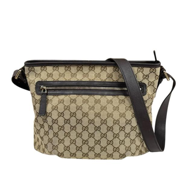 グッチ GGキャンバス ショルダーバッグ GGキャンバス 388930 ベージュ レディース GUCCI 中古 R&Kリサイクルキング