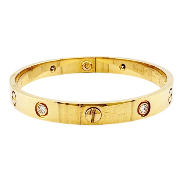 カルティエ ラブブレス バングル 18金 K18イエローゴールド ダイヤモンド レディース CARTIER 中古 R&Kリサイクルキング_2
