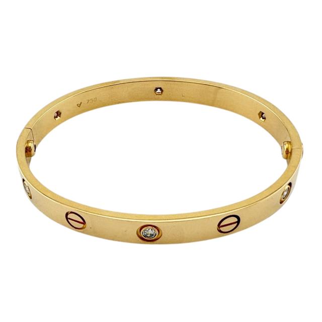 カルティエ ラブブレス バングル 18金 K18イエローゴールド ダイヤモンド レディース CARTIER 中古 R&Kリサイクルキング_3
