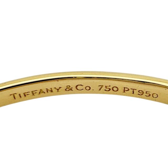 ティファニー ドッツ バングル 18金 K18イエローゴールド ダイヤモンド レディース TIFFANY&Co. 中古 R&Kリサイクルキング_5