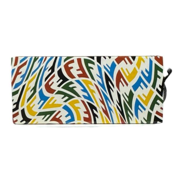 フェンディ ヴァーティゴ ボックスショルダーバッグ ズッカ ショルダーバッグ レザー 7VA520 ホワイト レディース FENDI 中古 R&Kリサイクルキング_2