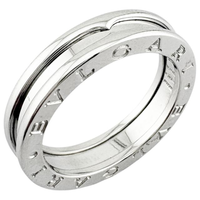 ブルガリ B-zero.1 ビーゼロワン 1バンド リング 指輪 13号 18金 K18ホワイトゴールド レディース BVLGARI  中古 R&amp;Kリサイクルキング