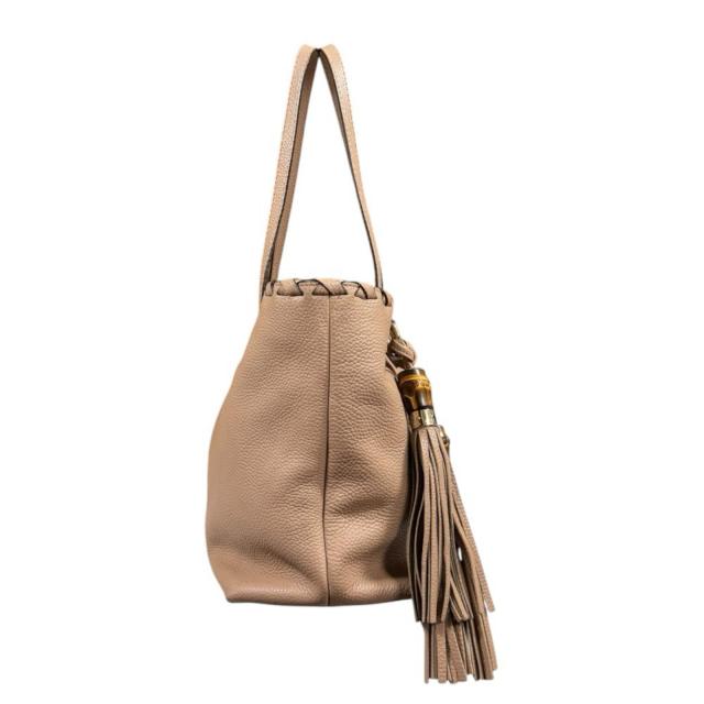 グッチ アウトレット品 バンブー トートバッグ レザー 354665 ベージュ レディース GUCCI 中古 R&Kリサイクルキング_3