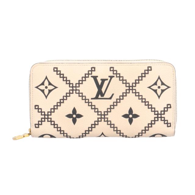 ルイヴィトン ブロデリージッピーウォレット モノグラムアンプラント 長財布 レザー M81141 ユニセックス LOUIS VUITTON  中古 R&Kリサイクルキング