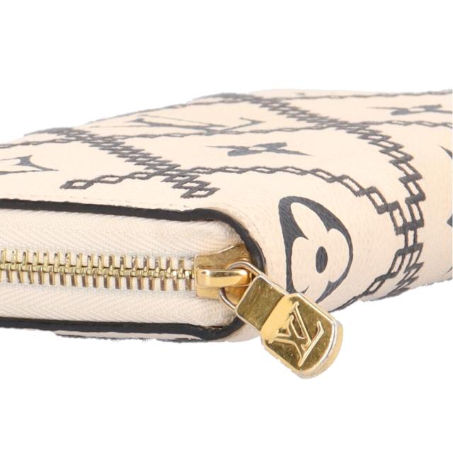 ルイヴィトン ブロデリージッピーウォレット モノグラムアンプラント 長財布 レザー M81141 ユニセックス LOUIS VUITTON  中古 R&amp;Kリサイクルキング_10
