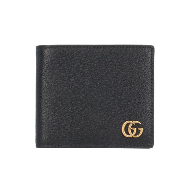 グッチ コインウォレット GGマーモント 二つ折り財布 レザー 428725 メンズ GUCCI  中古 R&amp;Kリサイクルキング