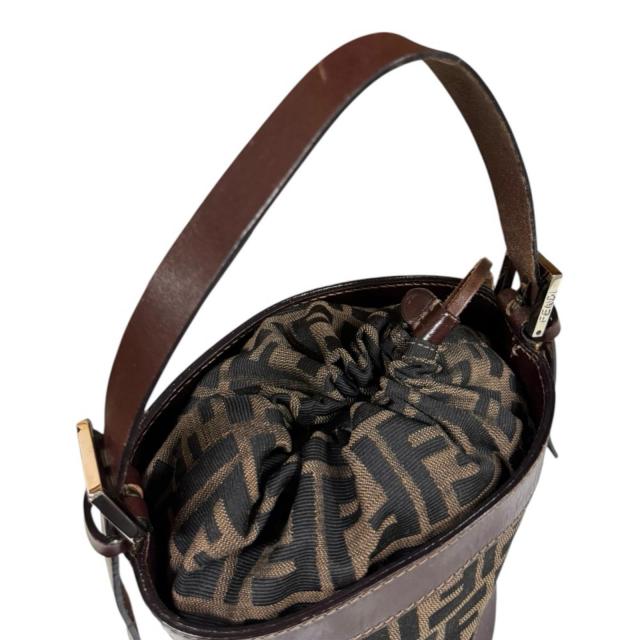 フェンディ バケットバッグ ズッカ ハンドバッグ キャンバス 2354-16325-008 ブラウン レディース FENDI  中古 R&amp;Kリサイクルキング_11