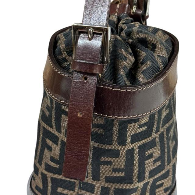 フェンディ バケットバッグ ズッカ ハンドバッグ キャンバス 2354-16325-008 ブラウン レディース FENDI  中古 R&amp;Kリサイクルキング_12