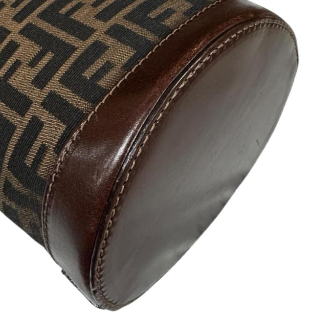フェンディ バケットバッグ ズッカ ハンドバッグ キャンバス 2354-16325-008 ブラウン レディース FENDI  中古 R&amp;Kリサイクルキング_6