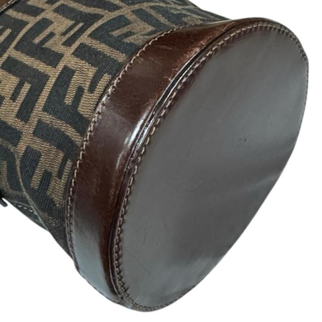 フェンディ バケットバッグ ズッカ ハンドバッグ キャンバス 2354-16325-008 ブラウン レディース FENDI  中古 R&amp;Kリサイクルキング_7