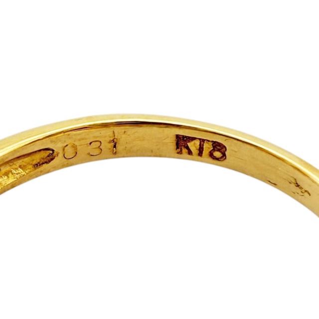 リング 指輪 12.5号 18金 K18ゴールド ダイヤモンド レディース   中古 R&amp;Kリサイクルキング_6
