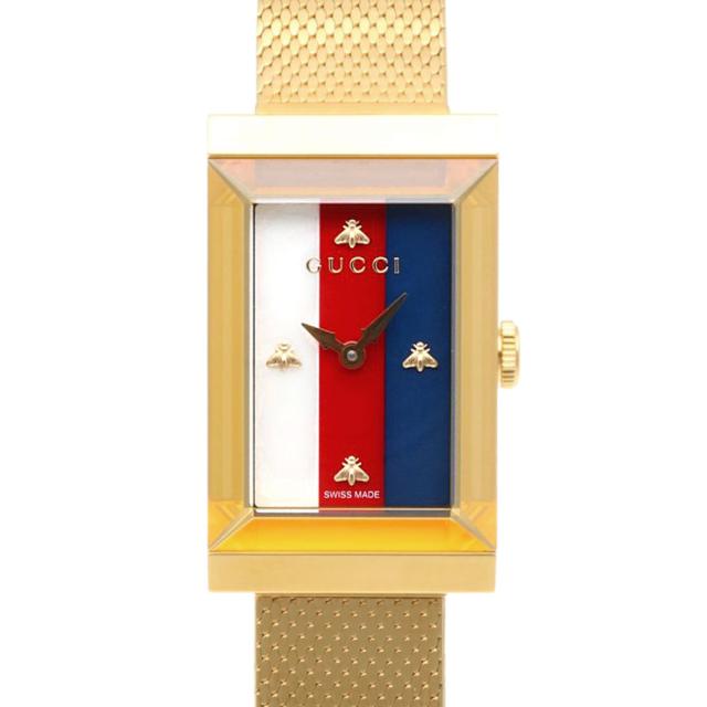 グッチ Gフレーム 腕時計 時計 ステンレススチール YA147410(147.4) クオーツ メンズ 1年保証 GUCCI 中古 R&Kリサイクルキング