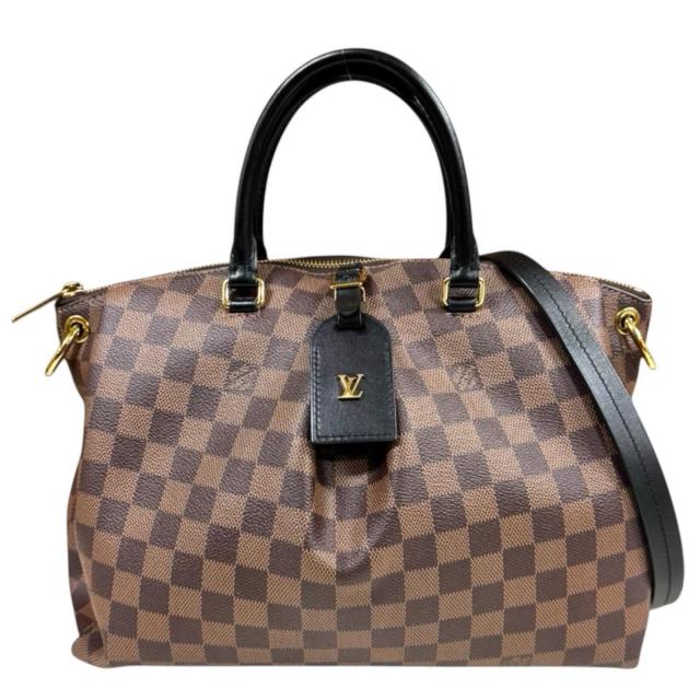ルイヴィトン オデオン トートMM ダミエ ショルダーバッグ ダミエキャンバス N45283 ブラウン レディース LOUIS VUITTON  中古 R&amp;Kリサイクルキング