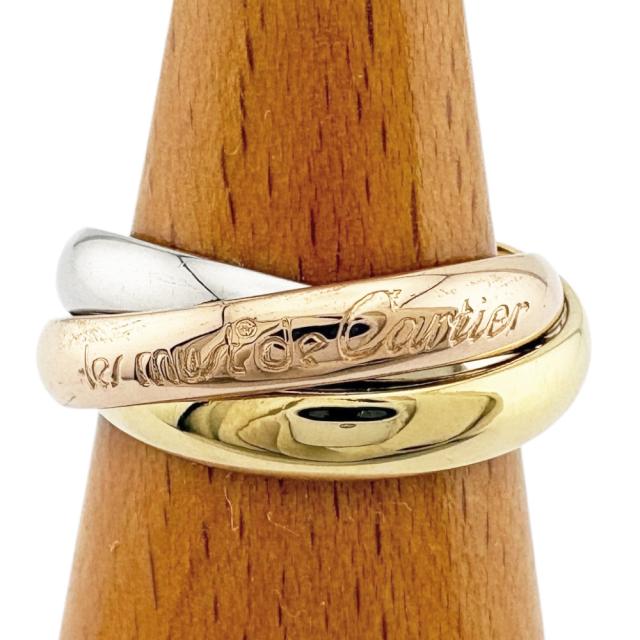 カルティエ トリニティ リング 指輪 11.5号 18金 K18イエローゴールド レディース CARTIER  中古 R&amp;Kリサイクルキング