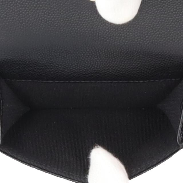 シャネル コンパクトウォレット マトラッセ 三つ折り財布 キャビアスキン レディース CHANEL 中古 R&Kリサイクルキング_5